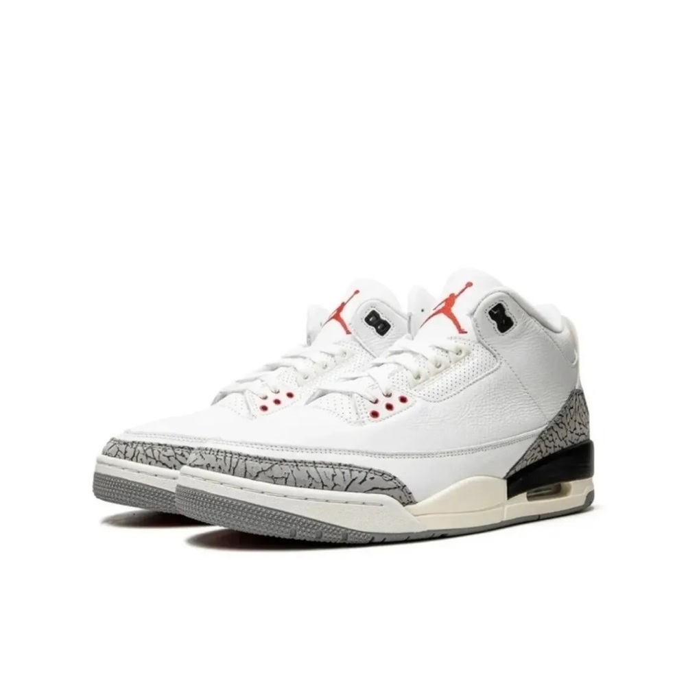 Size 18 - Jordan 3 Retro Mid White Cement Reimagined